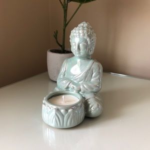 Ceramic Buddha Citronella Candle Sculpture (NEW)